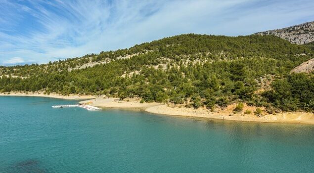 Lac, Sainte-Croix, plages