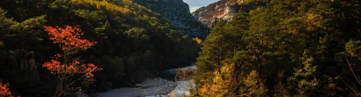 Les gorges en automne