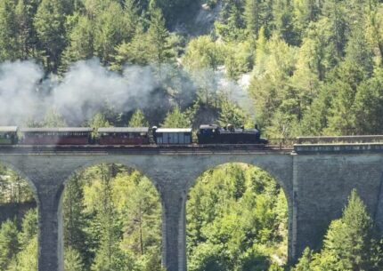 Trajet du train a vapeur
