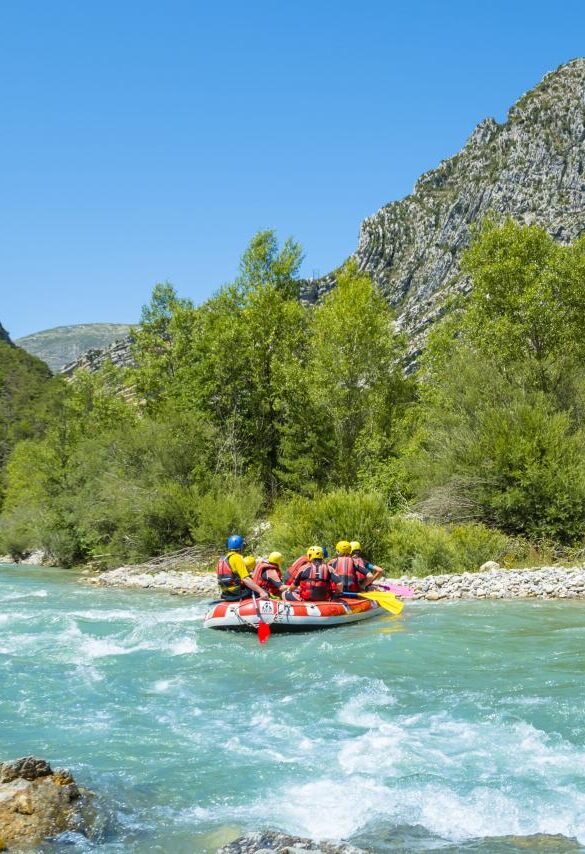 Rafting en groupe