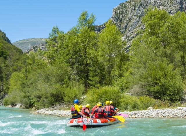 Rafting en groupe