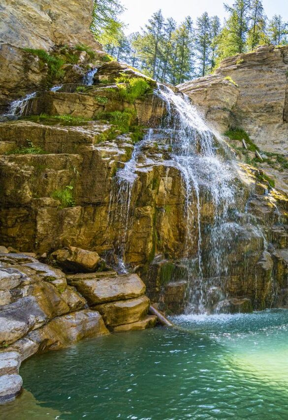 Cascade Vasque de la Lance Alpes de Haute Provence