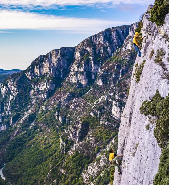 Le camp de base de l’escalade dans les Gorges du Verdon