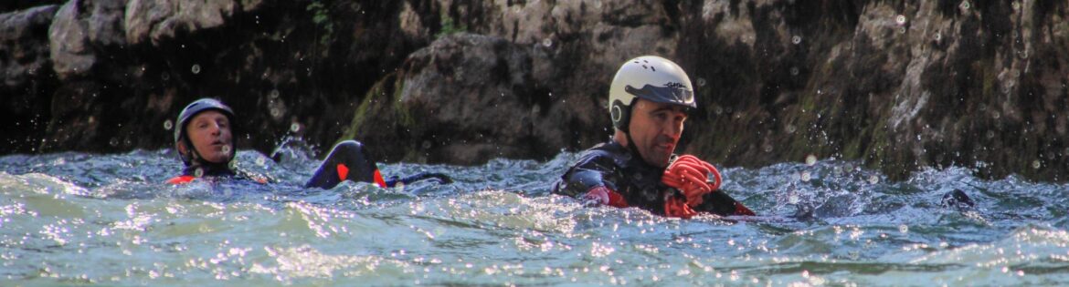 En floating a travers les Gorges
