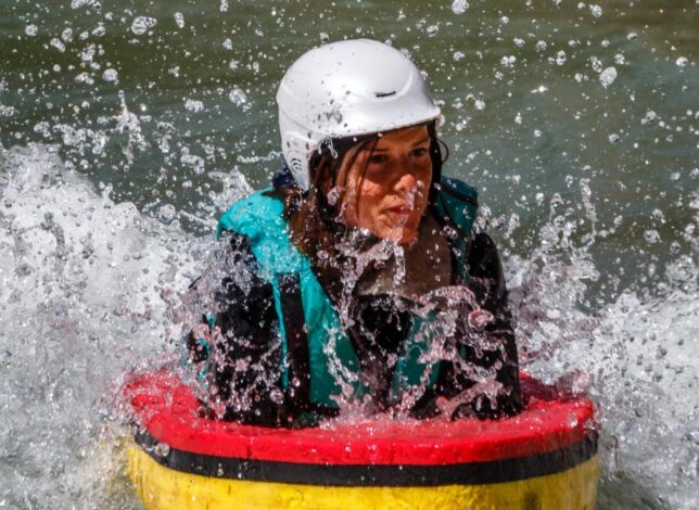 L'hydrospeed sport d'eau vive