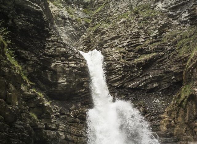 Petite cascade de la lange