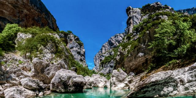 Couloir à l'intérieur des Gorges du Verdon