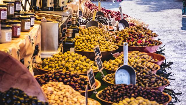 Les marchés provençaux dans le Verdon