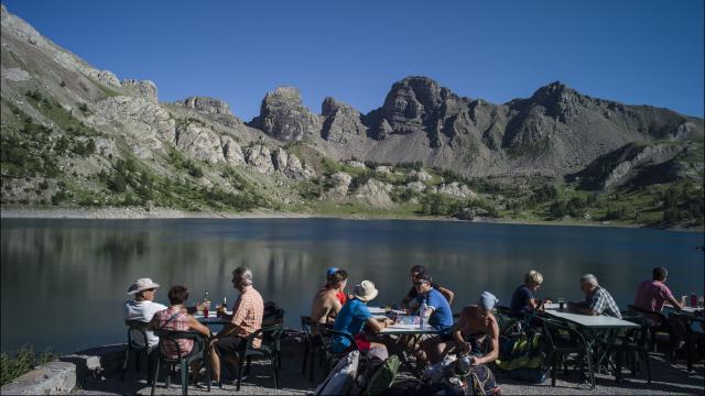 Pique-nique au lac d'Allos