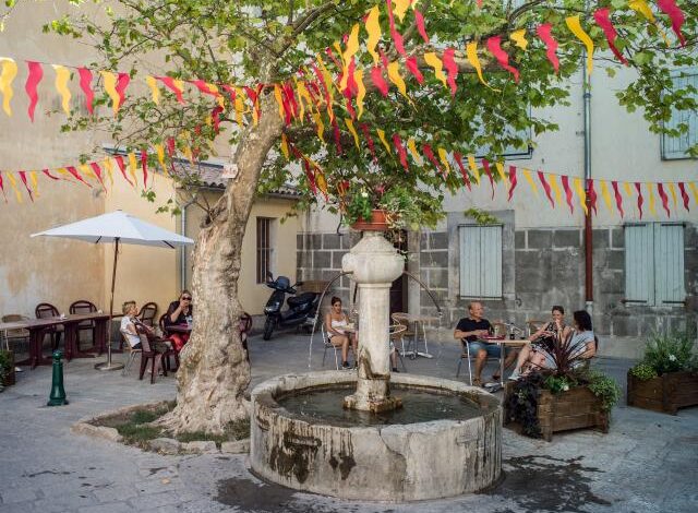Terrasse de Entrevaux