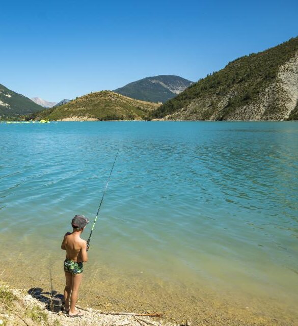 Pêche au lac de Castillon