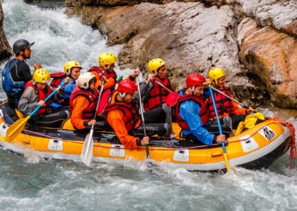 Rafting dans les Gorges du Verdon