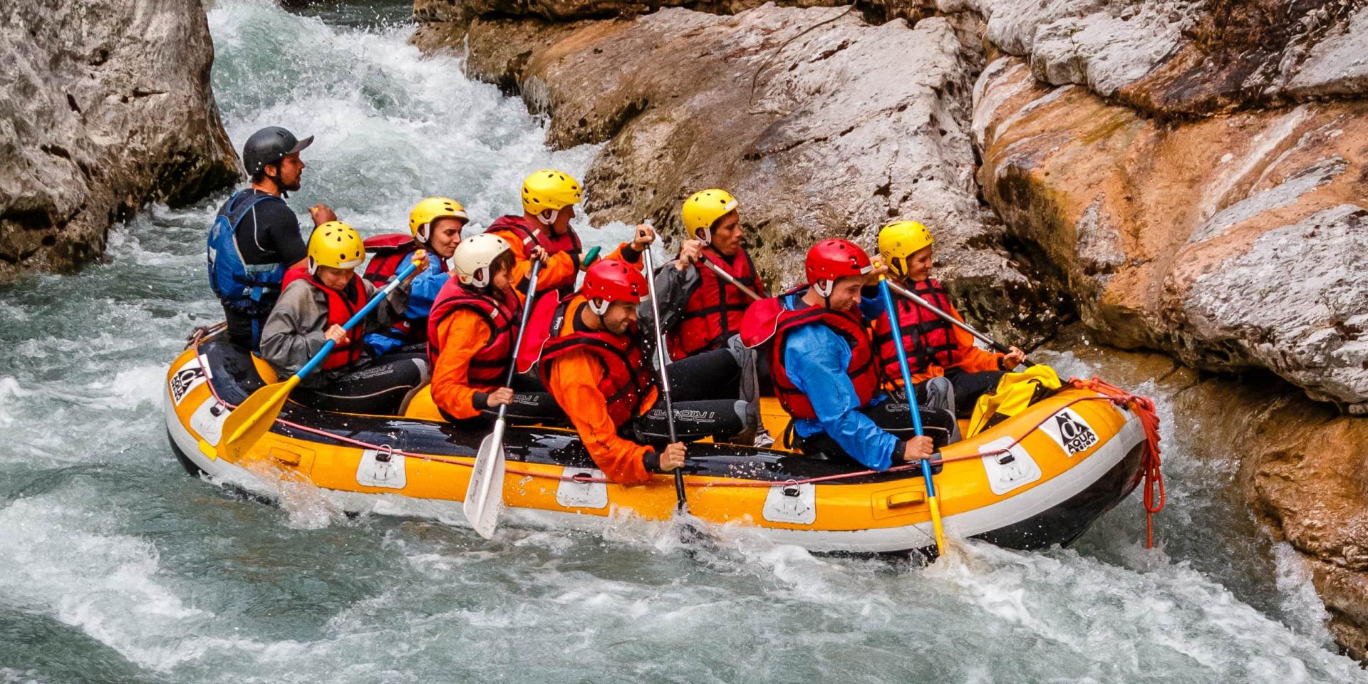Rafting dans les Gorges du Verdon