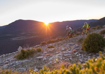 En VTT dans le verdon