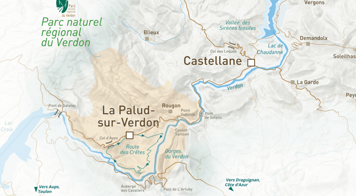 Maps Gorge Du Verdon Gorges Du Verdon Quel Departement UCBM