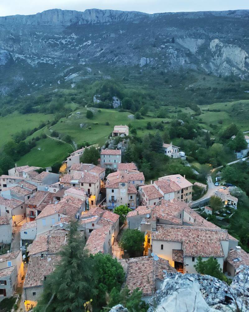 The village of La Palud-sur-Verdon, gateway to the Gorges du Verdon.