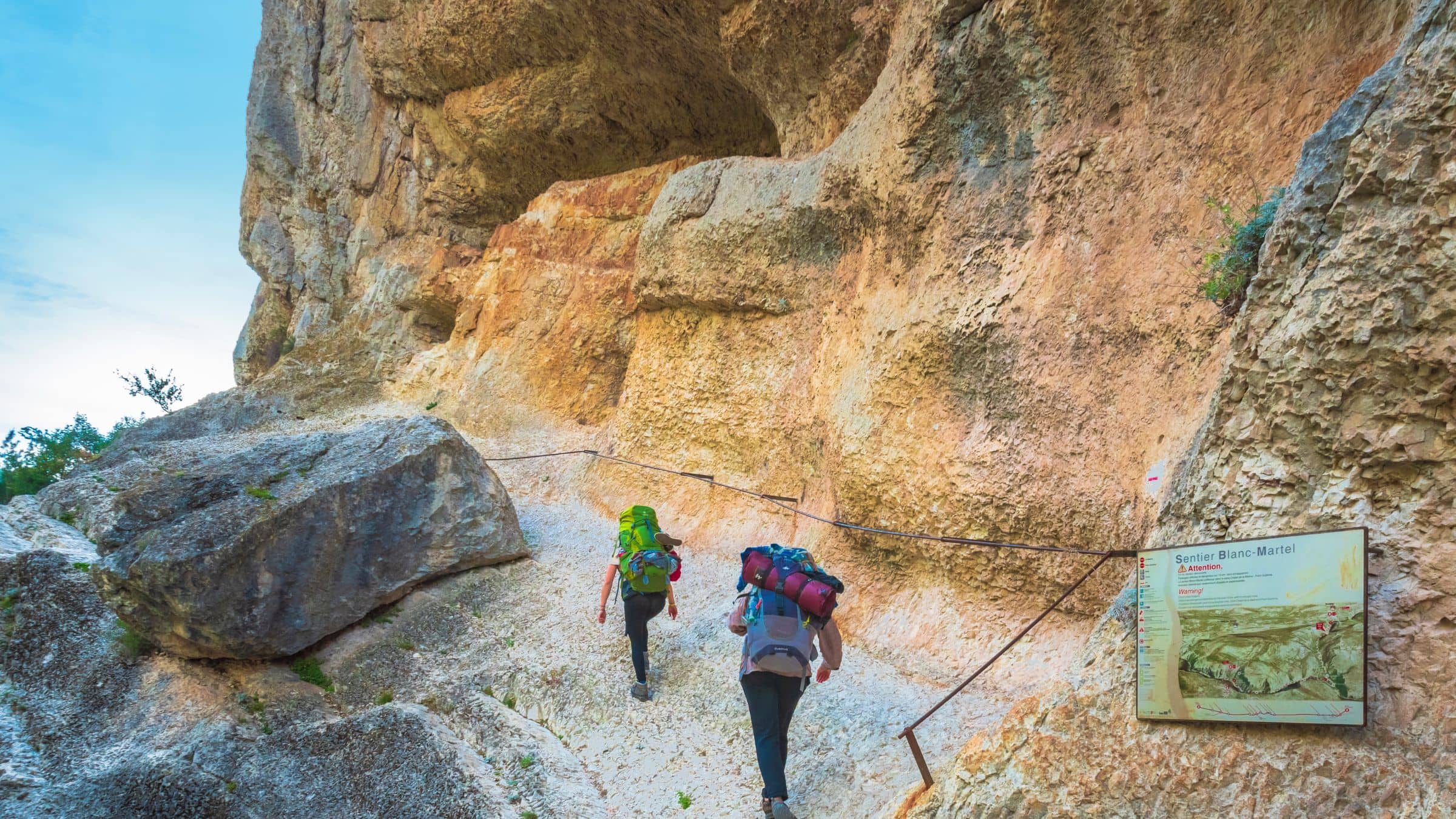 Sentier Blanc Martel – Gorges du Verdon – ©Philippe Murtas