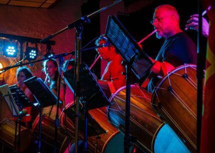groupe de musique lors de la fête de la musique dans le Verdon